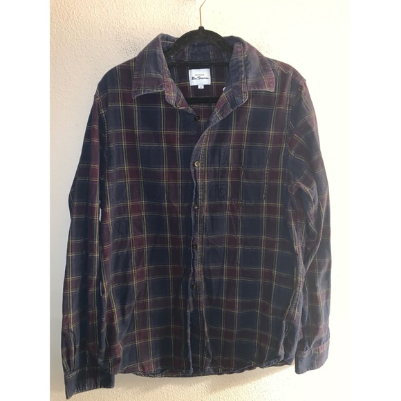 Ben Sherman Plaid Button Down Size Medium - Picture 1 of 5
